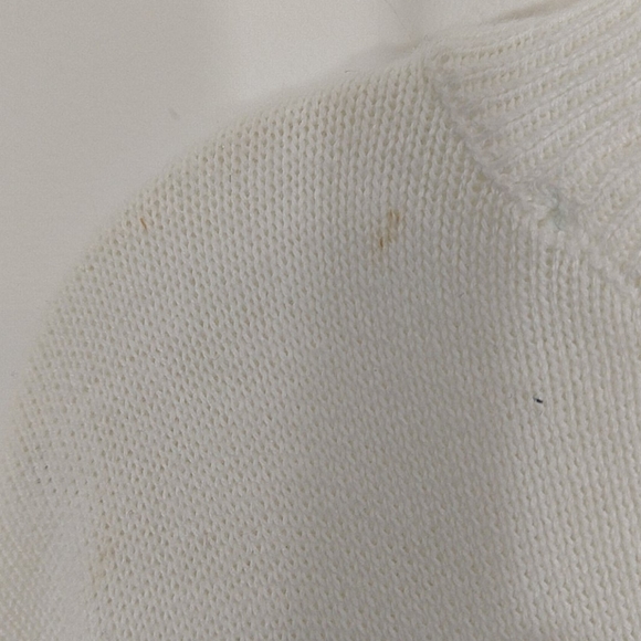 Arizona Jean Co Blue Hashtag White Sweater sz L - Picture 7 of 7